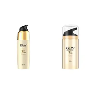Olay Serum Total Effects 7 in 1 Anti-Ageing Smoothing Serum 50 ml & Olay Day Cream Total Effects 7 in 1 Anti-Ageing SPF 15 20g