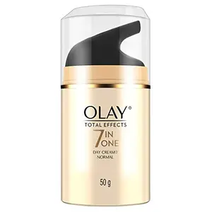 Olay Total Effects Day Cream |with Vitamin C B5 Niacinamide Green Tea |Fights 7 signs of ageing for glowing hydrated and younger looking skin |Suitable for Normal Dry Oily & Combination skin |50 gm