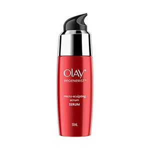 Olay Regenerist Microsculpting Serum |with Hyaluronic Acid Niacinamide & Pentapeptides |Ultra lightweight skin plumping formula Hydrates to improve elasticity and firms skin for a lifted look |Suitable for Normal Dry Oily & Combination skin |50 gm