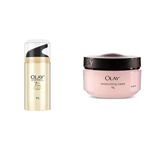 Olay Day Cream Total Effects 7 in 1 Anti-Ageing Moisturiser 20g & Olay Moisturising Cream 50g
