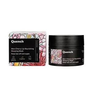 Quench Botanics Mon Cherry Lip Nourishing Sleeping Mask| Korean Skin Care|Skin-Rejuvenating Formulas| Korean Skin Care Nourishing Hydrates & Heals 15ml