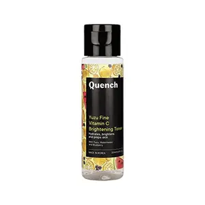 Quench Botanics Yuzu Fine Vitamin C Brightening Toner | Most luscious Skin-Rejuvenating Formulas | Korean Skin Care Naturally glowing Smooth & Vibrant 30ml