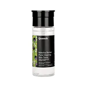 Quench Botanics Matcha Better Pore Clearing Skin Tonic |Skin-Rejuvenating Formulas | Korean Skin care Gentle Exfoliation Pore and oil control 100ml