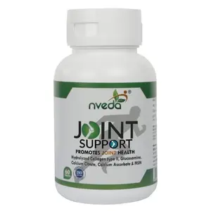 Nveda Joint Support for keeping Joints healthy containing Collagen Type 2 Glucosamine Calcium and MSM (60 Tablet)