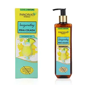 Panchvati Pina Colada Shower Gel 300 ml - No Parabens Sulphate Silicones & Salt