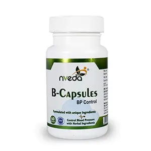 Nveda BP Control for Blood pressure (60 capsules) Ayurvedic Formulation
