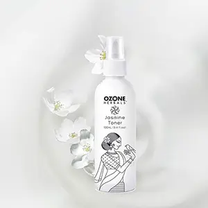 Ozone Herbals Jasmine Toner 100 Ml - This refreshing toner helps to balance clarify and hydrate your skin. An effective gentle alcohol-free facial toner.