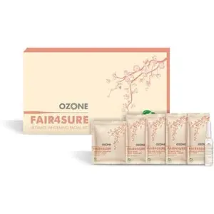 Ozone Fair4sure Ultimate Whitening Facial Kit - For Skin Repair Treatment And Skin Whiting and Glowing. 100% Natural Product - No Paraben No Sulphate No Chemical