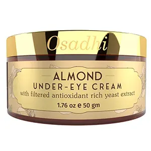 OSADHI Vegan Under Eye Cream for Anti Dark Circle & Wrinkles With Yeast Extract 50 G