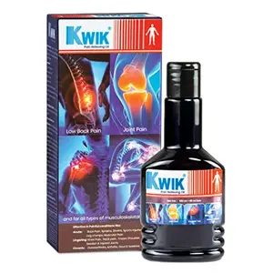 OZONE KWIK Pain Relieving Oil 100ml + 20ml Extra (Pack 1)