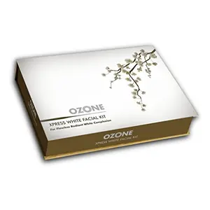 Ozone Xpress White Facial Kit - For Brightening Whitening & Even Skin Tone. Suitable for All Skin types. No Parabens & Sulfates