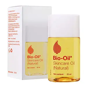 Bio-Oil 100% Natural Skincare Oil for Glowing Skin | Acne Scar Removal | Pigmentation and Stretch Marks | with Organic Jojoba Oil | Vitamin E Oil | Natural Rosehip Oil and Sunflower Oil |25ml