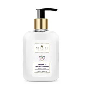 Nourish Mantra Vetiver And Lavender Upayas Hand Lotion | Soft and Smooth Hands with Lightweight Moisturization (Pack of 1)