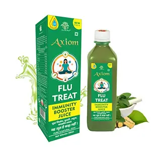 Axiom Immunity Booster Juice 500ml(Flutreat) | Helps in All type of Fever | Immunity Booster | Natural WHO GMP GLP certified Product | No Added Colour | No addes Sugar