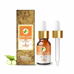 Crysalis Bottle Gourd (Lagenaria Siceraria) Oil|100% Pure & Natural Undiluted Essential Oil Organic Standard For Skin & Hair Care|Therapeutic Grade Oil Reduces Hair Frizziness - 15ML With Dropper