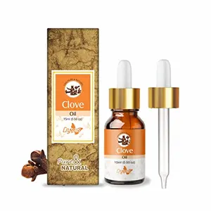 Crysalis Clove (Syzygium Aromaticum) Oil|100% Pure & Natural Undiluted Essential Oil Organic Standard For Skin & Haircare|Calming Properties Eases Headaches Reduces Aging Signs Sound Sleep 15ml