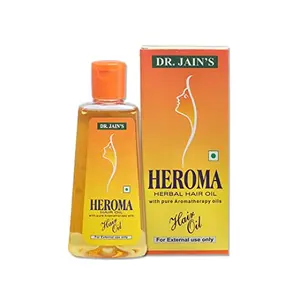 DR. JAIN'S Heroma Herbal Hair Oil For Promoting Hair Growth Strong Hair With Pure Aromatherapy Oil 100ml