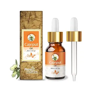 Crysalis Cajeput (Melaleuca Leucadendra) Oil|100% Pure & Natural Undiluted Essential Oil Organic Standard For Skin & Hair Care|Therapeutic Grade Oil Healthy Skin & Hair-30ML With Dropper