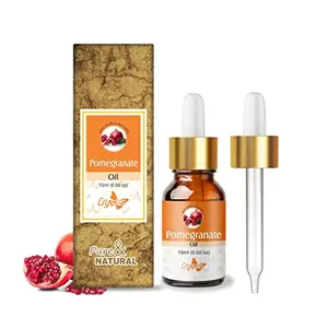 Crysalis Pomegranate (Punica Granatum) Oil |100% Pure & Natural Undiluted Carrier Oil Organic Standard| For Sensitive Skin & Revitalizing Dull Skin - Use On Skin And Hair| 15Ml With Dropper