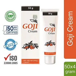 Shivalik Herbals Goji Cream 50 G X 4 Tubes For Age Defying Anti-Wrinkle Rejuvenating