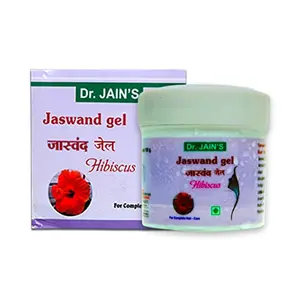 DR. JAIN'S Jaswand Hibiscus Gel For Hair Fall Control Growth Solution Hair Nourishing Gel Non-Oily Method 100g (Pack of 1)