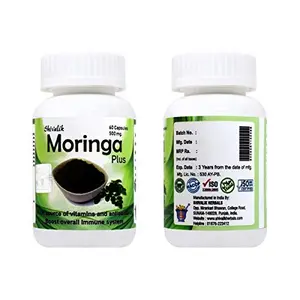 Shivalik Herbals Moringa plus Strengthens Immune System and Detoxifies Body – 60 Capsules