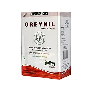 Dr. Jain's Greynil Herbal Hair Colour Treatment (Brown Shade 500 g)