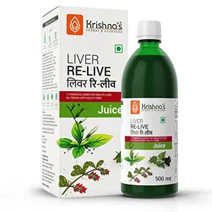 Krishna's Herbal & Ayurveda Liver Relieve Juice - 500 ml (Pack of 1)