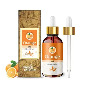 Crysalis Orange (Citrus X Sinensis) Oil |100% Pure & Natural Undiluted Essential Oil Organic Standard | Skin Brightening Hair Care | For Skin and Hair | Aromatherapy Oil | 50ML With Dropper