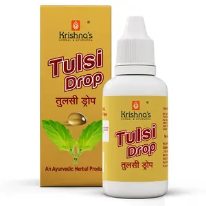Krishna's Concentrated Drops of 5 Rare Tulsi Drop for Natural Immunity Boosting 30 ml | Ban Tulsi Ram Tulsi Nimbu Tulsi Daulal Tulsi No Preservatives | Tulsi Drops for immunity | Panch Tulsi Drop