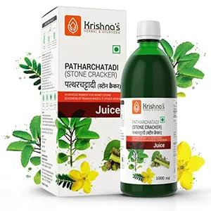 Krishna's Herbal & Ayurveda Pathar Juice Chatadi - Dissolve or Break The Stone 1000 ml