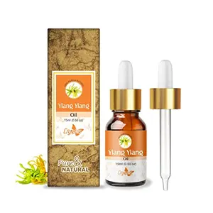 Crysalis Ylang Ylang (Cananga Odorata) Oil |100% Pure & Natural Undiluted Essential Oil Organic Standard/ Prevents Excessive Dryness Soothes Skin Irritation Optimizes Hair Care - 15ML With Dropper