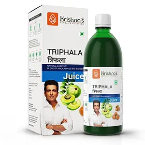 Krishna's herbal & Ayurveda Triphala juice- Harad | Bahera | Amla | - 500 ml (Pack of 1)
