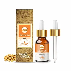 Crysalis Soybean (Glycine Max) Oil |100% Pure & Natural Undiluted Essential Oil Organic Standard Soybean Lock & Prevents Moisture Loss From Skin Fight & Prevents Sign Of Aging.- 15ml Dropper