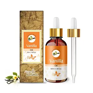 Crysalis Vanilla (Vanilla Planifolia) Oil |100% Pure & Natural Undiluted Essential Oil Organic Standard / Gently Cleanses And Promotes Anti-Aging Reduces Fine Lines & Age Spots & Healthy Hair 50ml