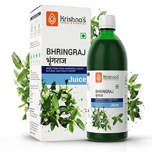 Krishna's Herbal & Ayurveda Bhringraj Juice - 500 ml (Pack of 1)