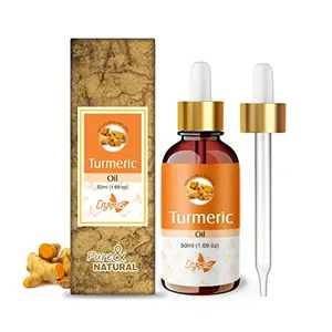 Crysalis Turmeric (Curcuma Longa) Oil |100% Pure & Natural Undiluted Essential Oil Organic Standard Turmeric Oil Skin Rejuvenator Healthy Skin & Contributes Natural Skin Glow -50ml