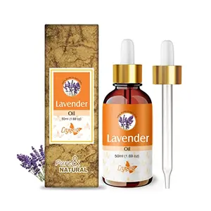 Crysalis Lavender (Lavandula Angustifolia) |100% Pure & Natural Undiluted Essential Oil Organic Standard/ Steam Distilled Oil For Skin Care Hair Care & Massage /Room Fragrances - 50ML With Dropper