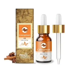 Crysalis Cinnamon Oil (Cinnamomum Zeylanicum) Oil|100% Pure & Natural Undiluted Essential Oil Organic Standard For Skin & Haircare|Improves Skin Tone Slows Signs Aging Hair Care - 30ML With Dropper