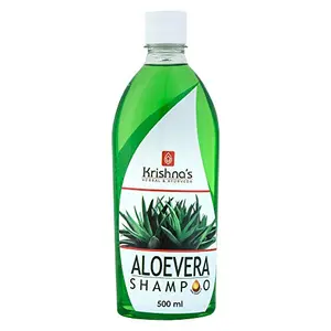 Krishna's Herbal & Ayurveda Aloe Vera Shampoo Cleans - 500 ml