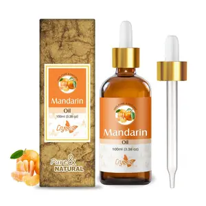 Crysalis Mandarin (Citrus Reticulata) | 100% Pure & Natural Undiluted Essential Oil Organic Standard/Cold Pressed For Moisturize & Nourish Skin Perfect For Room Freshner/Diy Oil - 100ML With Dropper