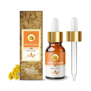 Crysalis Helichrysum (Helichrysum Italicum) |100% Pure & Natural Undiluted Essential Oil (Helichrysum) Organic Standard/ For Aromatherapy Skin Care Hair Care Body Care- 30ML With Dropper