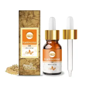 Crysalis Frankincense (Boswellia ) |100% Pure & Natural Undiluted Essential Oil Organic Standard/ Steam Distilled Oil For Room Fragrances Perfume Scented Diffuser Incense - 30ML With Dropper