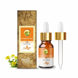 Crysalis Evening Prime Rose (Oenothera) Oil|100% Pure & Natural Undiluted Carrier Oil Organic Standard For Skin & Hair Care|Excellent Moisturizing Properties Skin Conditions - 15ML With Dropper