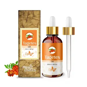 Crysalis Tagetes (Tagetes Erecta) Oil |100% Pure & Natural Undiluted Essential Oil Organic Standard/ Manage Skin Conditions Ant-Sweat & Removes Bad Body Odour-50ML With Dropper