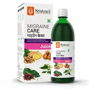 Krishna's Herbal & Ayurveda Migraine Care Juice - 500 ml (Pack of 1)