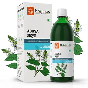 Krishna's Malabar Nut Adusa Juice For Better Breathing Urine Problem with Magical Benefits - (1000 ml)