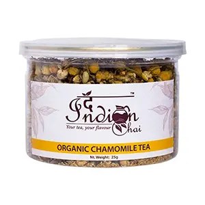 The Indian Chai - Organic Chamomile Tea Herbal Tea Whole Flowers Caffeine Free 25g