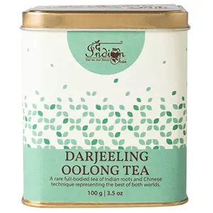 The Indian Chai Darjeeling Oolong Tea 100g Loose Leaf Flowery Aromatic & Delicious Helps to Burn Fat & Boosts Metabolism