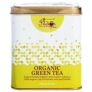 The Indian Chai - Organic Green Tea 100g for Detox Weight Loss Slimming and Fat Burn Teatox